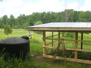 Water catch system created by Andrew Faust