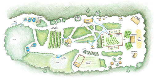 Center for BioRegional Living - CLick to view Ellenville Permaculture Campus